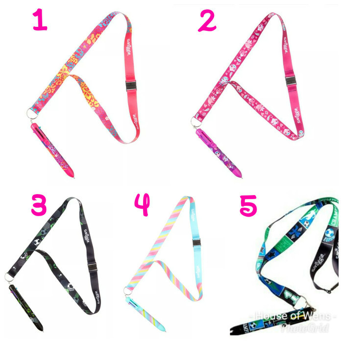 

Ready SMIGGLE PEN RAINBOW LANYARD SNAZZY - PULPEN GANTUNG SMIGGLE