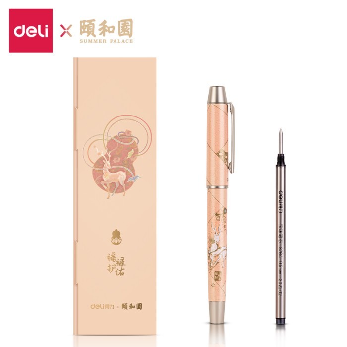 

Ready Deli Pulpen Roller / Roller Pen Gift Box 0.5mm Bahan Besi Tebal S167