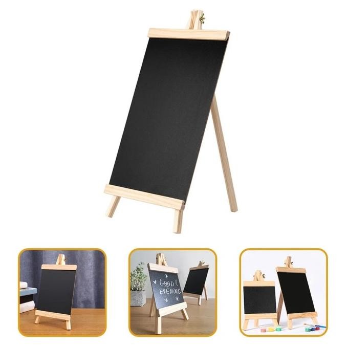 

Mini Standing Black Board / Sign Board / Papan Kapur Hitam / Papan Tulis Hitam Berdiri / Papan Petunjuk / Standing Board / Papan Tulis Mini / Papan Kapur Mini LZS