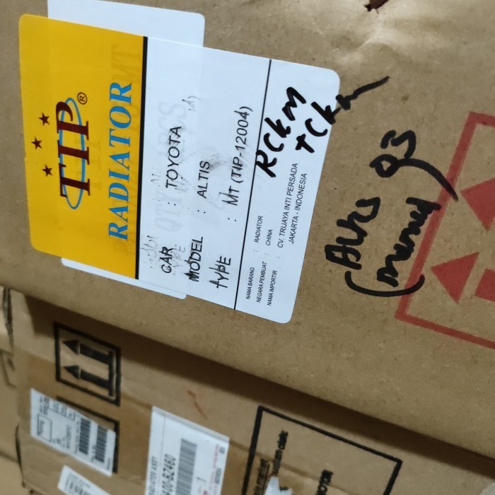 radiator Corolla Altis manual 2002/2007