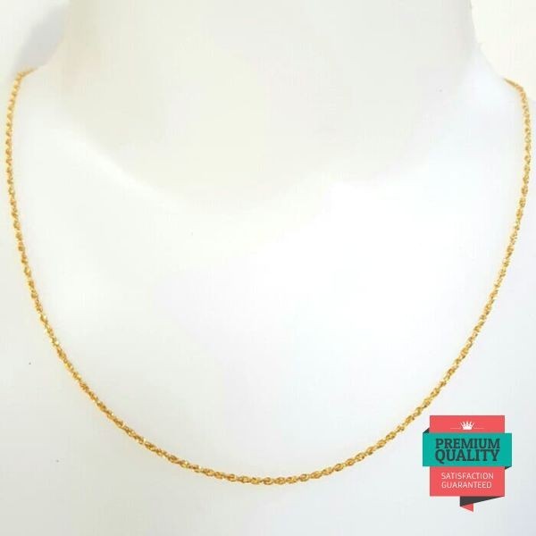 Terlaris Kalung tali korea emas asli kadar 700 Keren