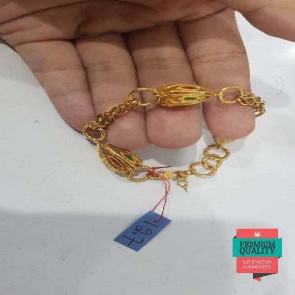 Terlaris Gelang emas asli kadar 875 model dubai india Keren