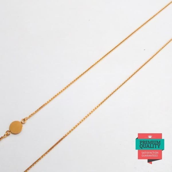 Murah Kalung milea huruf A emas asli kadar 875 Elegan