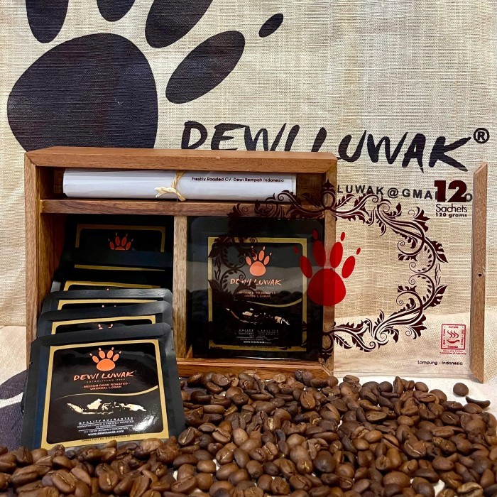 

Kopi Luwak Robusta / Arabica Original 100% Murni 120gr