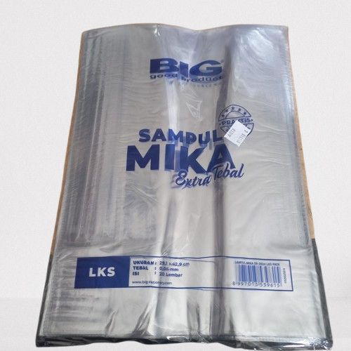 

best produk] Sampul mika BIG Tebal Transparan isi 20 lembar