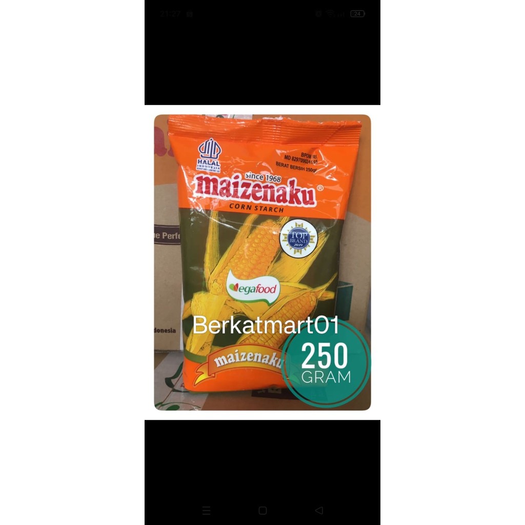 

Maizenaku 250gr Tepung Jagung Cornstarch Maizena