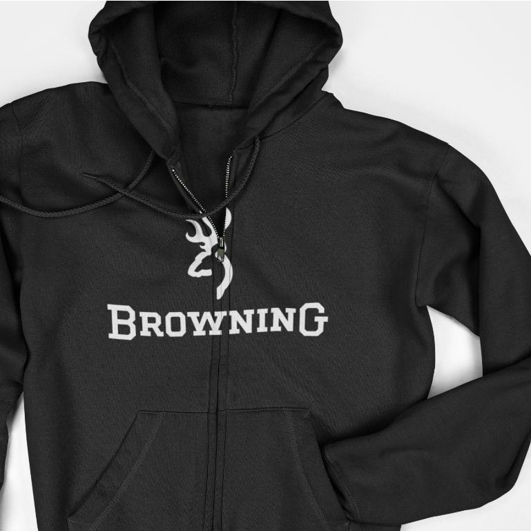 Jaket Hoodie Zipper - Browning Deer