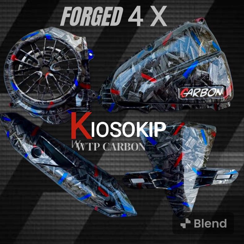 PAKET CARBON BEAT ESP CARBON FORGED 3-4 PCS 2017-2019 paket carbon forged beat esp carbon Forged wtp