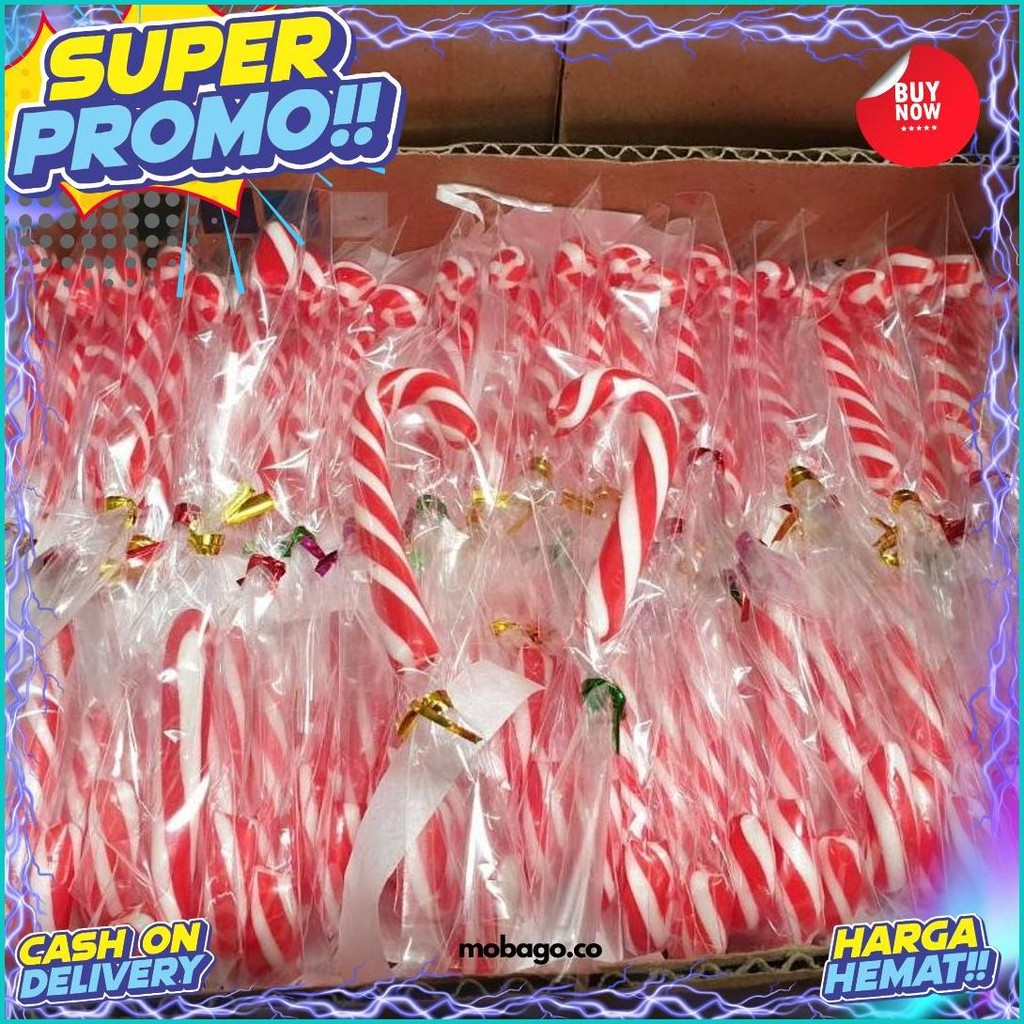 

Permen Tongkat Natal - Candy Cane Uk 7Cm Isi 50 Sale