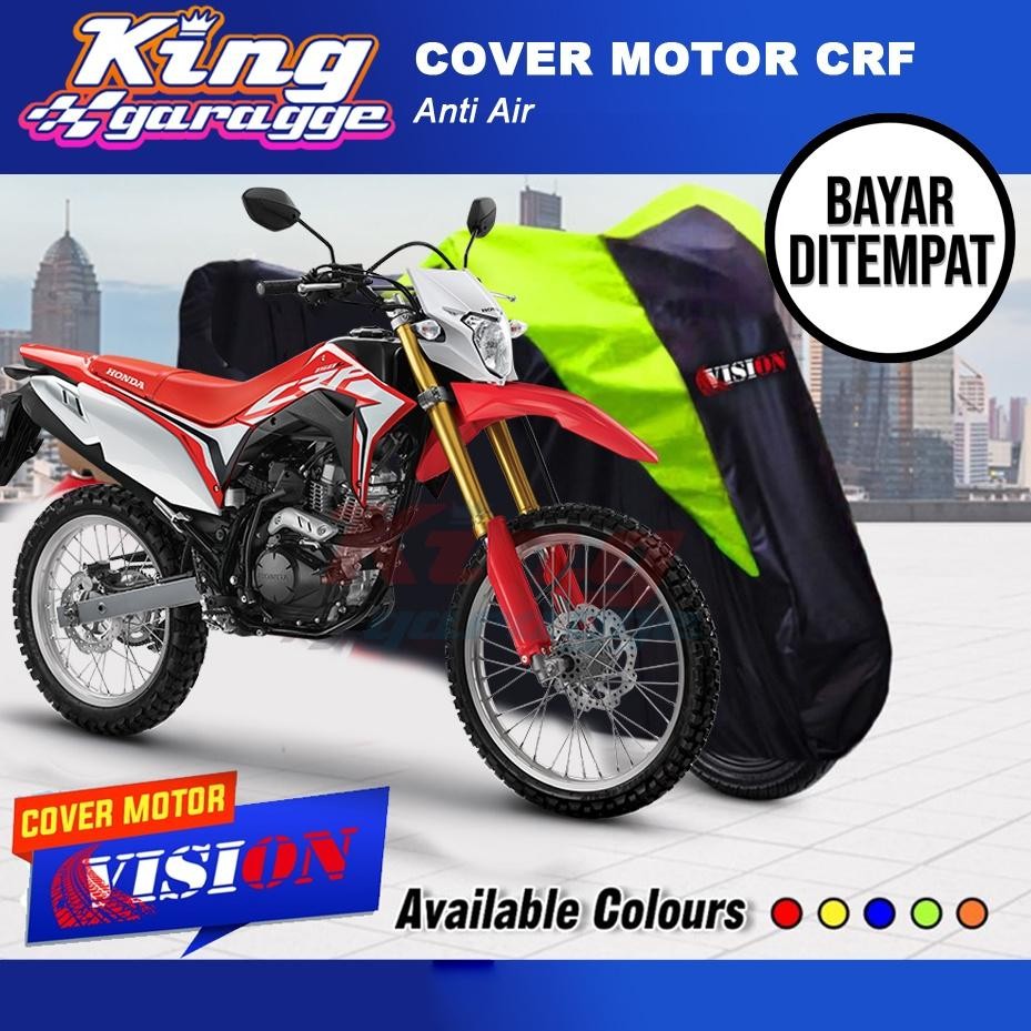 Cover Motor CRF/ Selimut Motor Honda CRF/Jas Motor CRF   Berkualitas /Sarung Motor CRF/ Mantel Motor