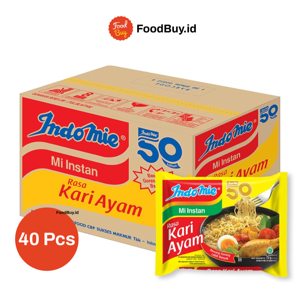 

Indomie Kari Ayam 1 Dus (40 pcs)