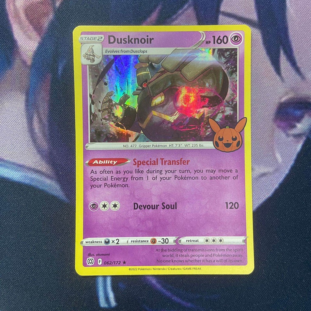 pokemon (EN) dusknoir trick or trade -  062/172 - Holo Rare