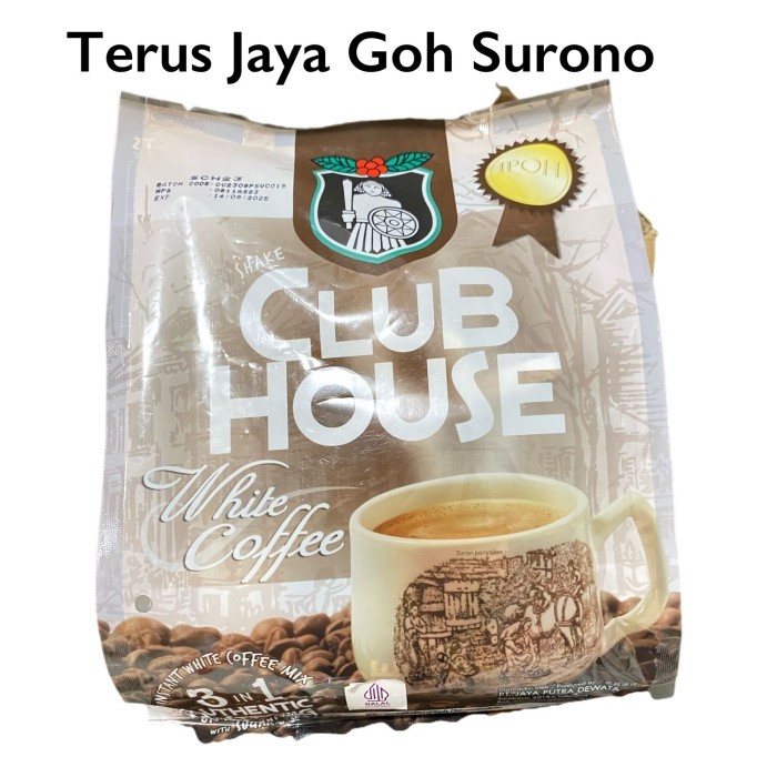 

TERBARU KOPI PREMIUM CLUB HOUSE WHITE COFFEE IPOH 2 IN 1 DAN 3 IN 1
