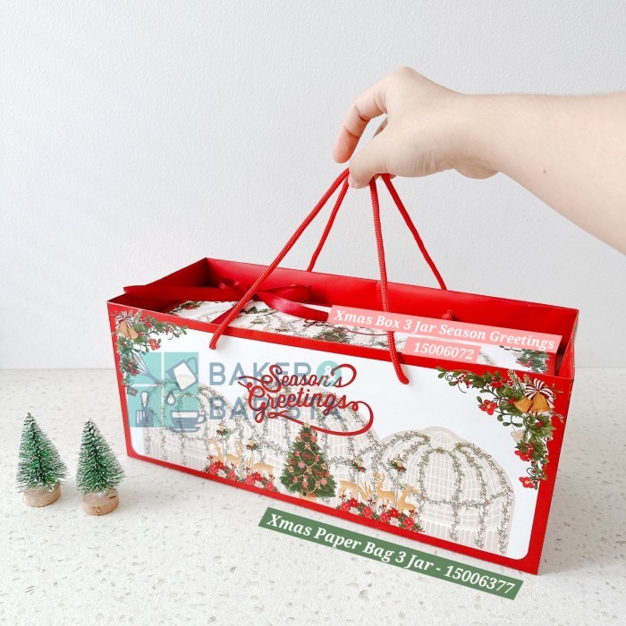 

TERBARU XMAS BOX 3 JAR SEASON GREETINGS JINGLE CHRISTMAS TOPLES BOX