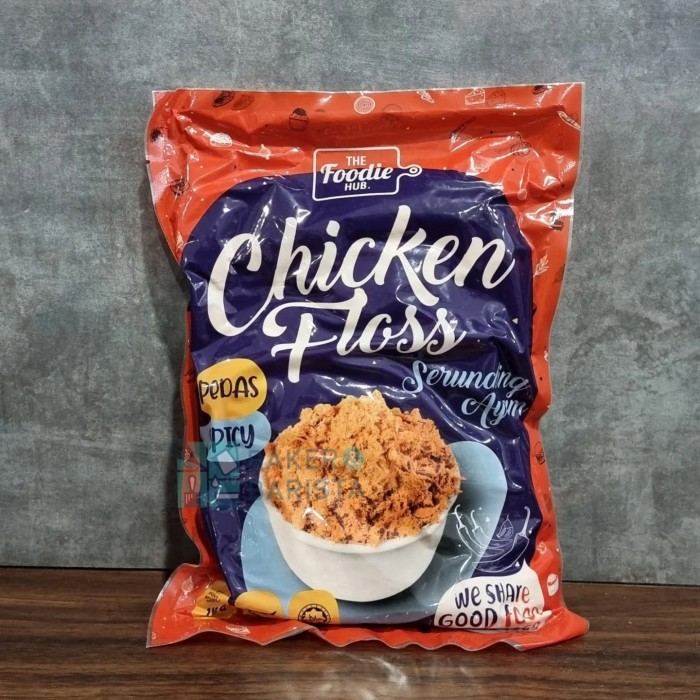 

TERBARU CHICKEN FLOSS ABON AYAM THE FOODIE HUB 1KG SPICY CRISPY IMPORT