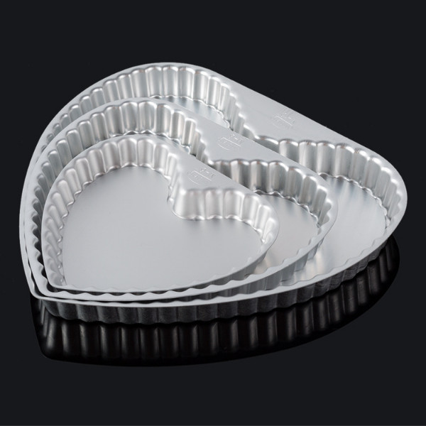 

TERBARU TART PAN HEART SHAPE PIE PAN TARTLET MOLD MOULD LOYANG TART PIE HATI