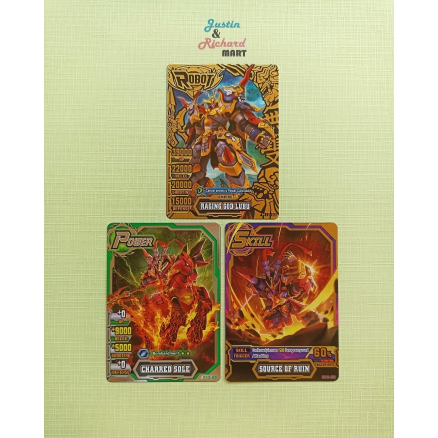 Terhemat Paket Hero Of Robots Ngv6 Raging God Lubu