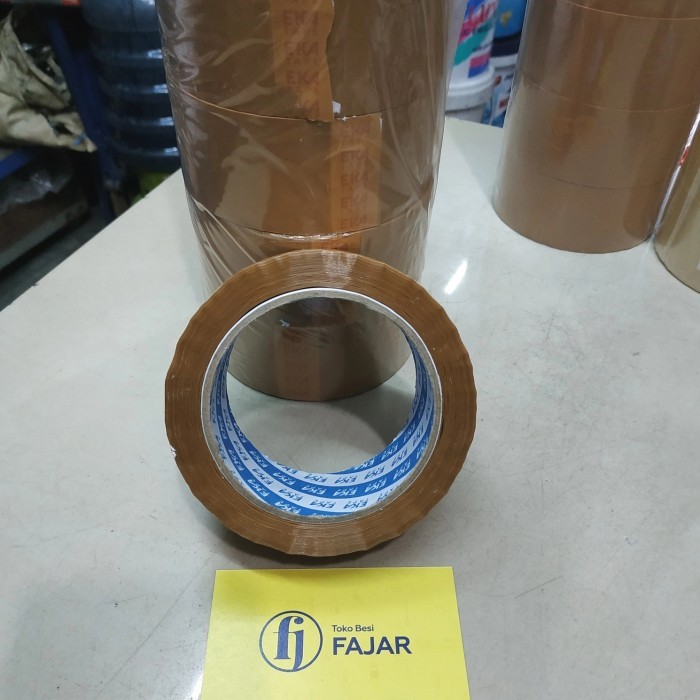

\\\\\] Lakban coklat 85 Yard / Lakban kardus karton Eka tape produksi Daimaru