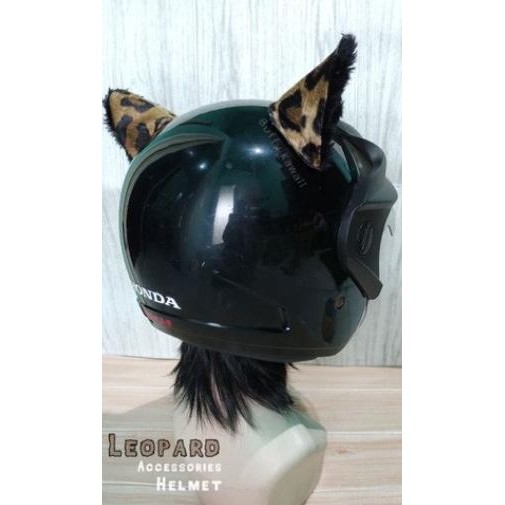 :<:<:<:<] Accesories helm motor kuping kucing macan harimau leopard cosplay