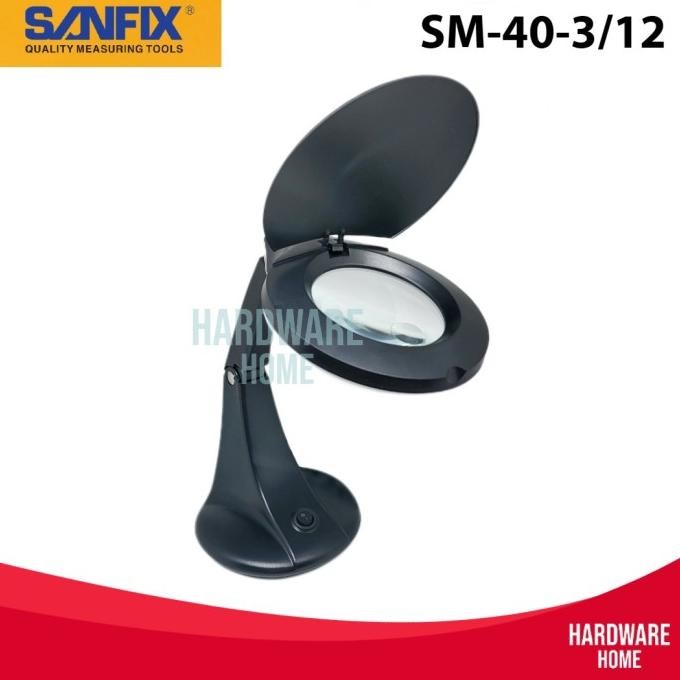 

Kaca Pembesar Magnifying Lamp Lampu Service SANFIX SM-40-3/12 GM