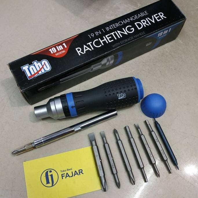 ~~~] Obeng bolak balik set TOHO 19 in 1 ratchet ratcheting screwdriver