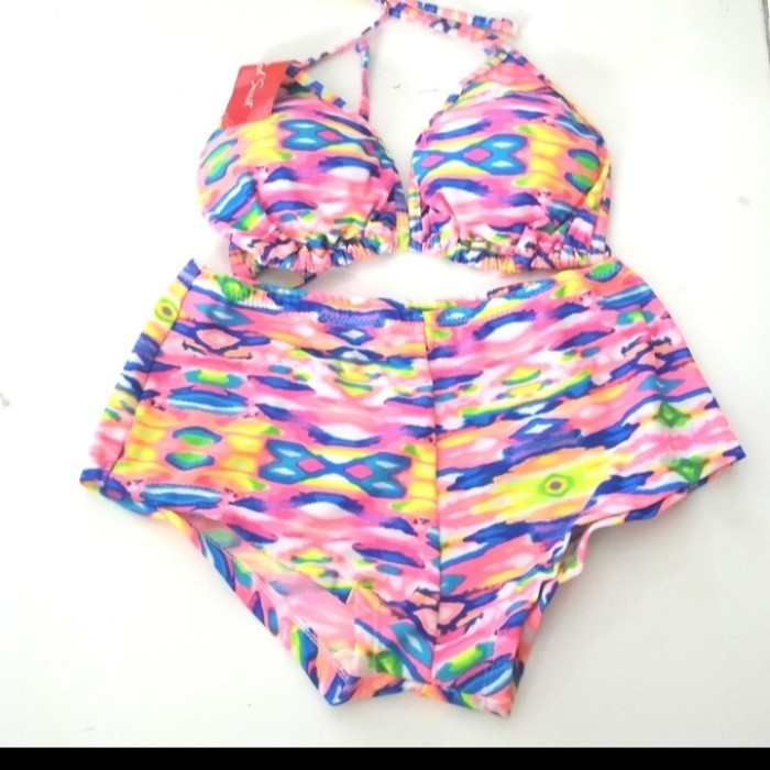 Bikini renang wanita setelah beachwear set bra cd wanita sexy tali