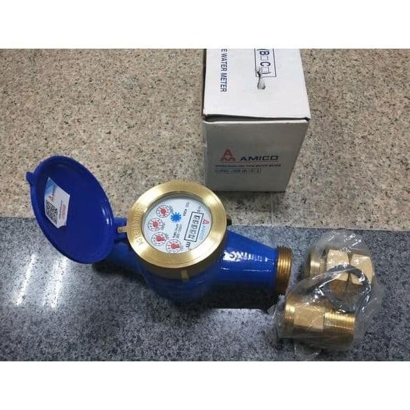 flow meter amico /meteran air amico drat 1" (inchi)water meter amico