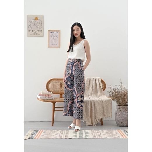 Kulot Batik 164 BNI/ Kulot Batik Wanita Modern/ Bawahan Batik Wanita