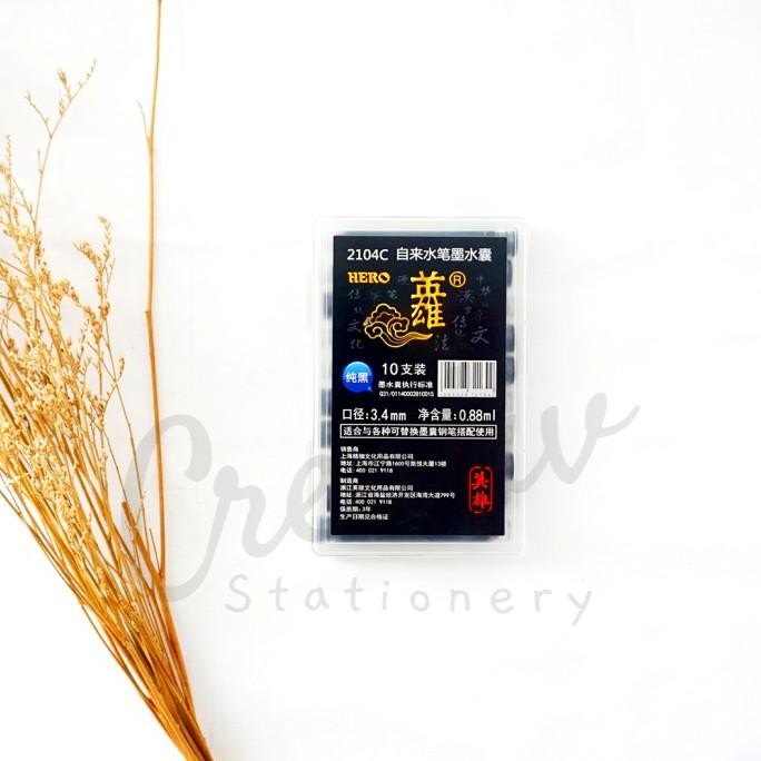 

TERMURAH - HERO Fountain Pen Ink Cartridge Ink Bag 3.4 Mm 2.6 Mm