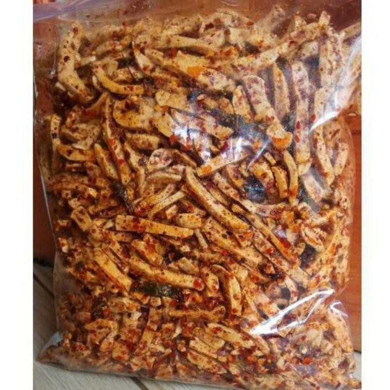 

Basreng Baso goreng pedas Super krispi Extra daun jeruk Netto 1000 gram / 1 kg Gratis ongkir