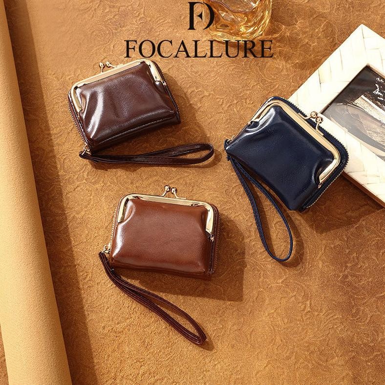 Focallure 2pcs Women Wallets Bag Female Short Hasp Purse Small Coin Card Holders Clutch Wallet #C03