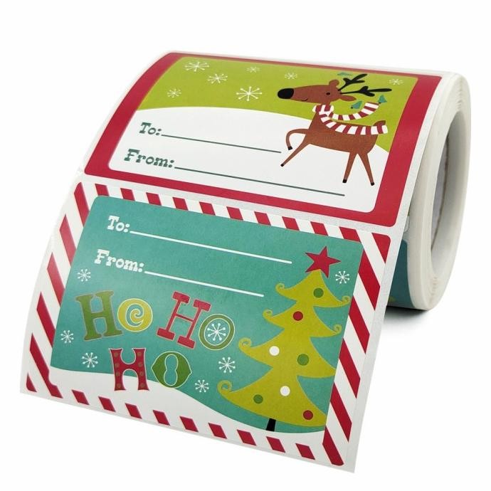 

JHK Sticker Hadiah Natal Murah Label Kiriman Kado Natal Stiker Christmas