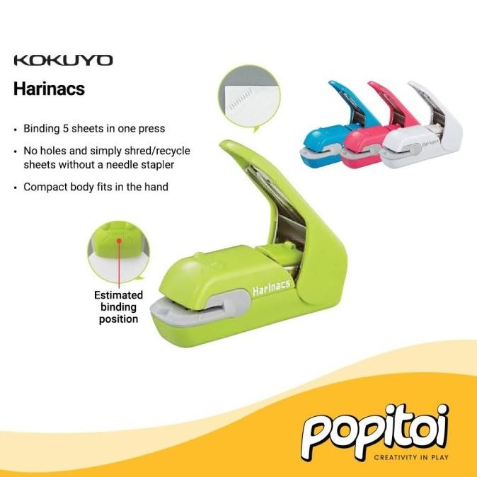 

TERMURAH - KOKUYO Harinacs PRESS Stapleless Stapler