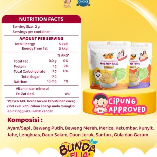 

Bumbu Bunda By Elia Abon Sehat Non Msg & Gawet Mpasi Anak 45Gr