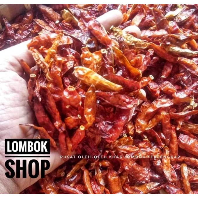 

Cabe Kering/Cabai Kering Khas Lombok 250 gram HM