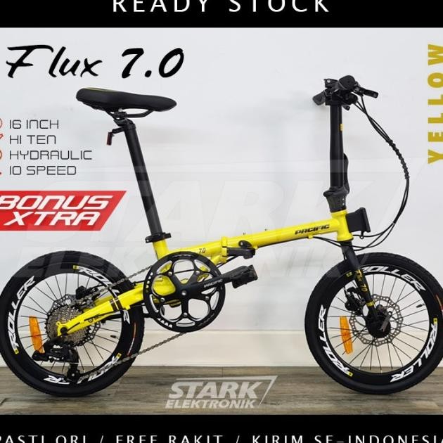 Pacific Flux 7.0 Sepeda Lipat Folding Bike