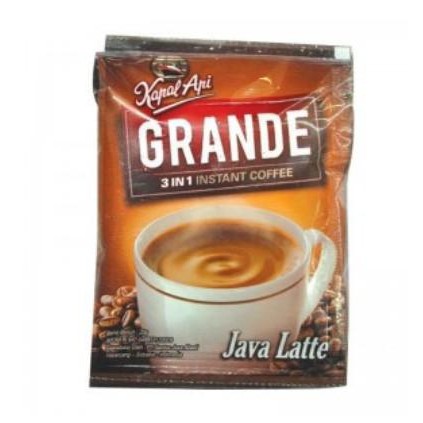

Kopi Kapal Api Grande Java Latte Kopi Instan 20 X 20Grm New-(* *)