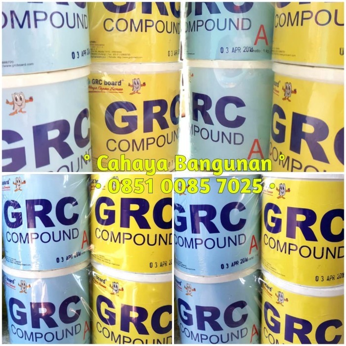 Kompon Compound Compond GRC Board A dan B AB 2 Komponen A+B 2Komponen