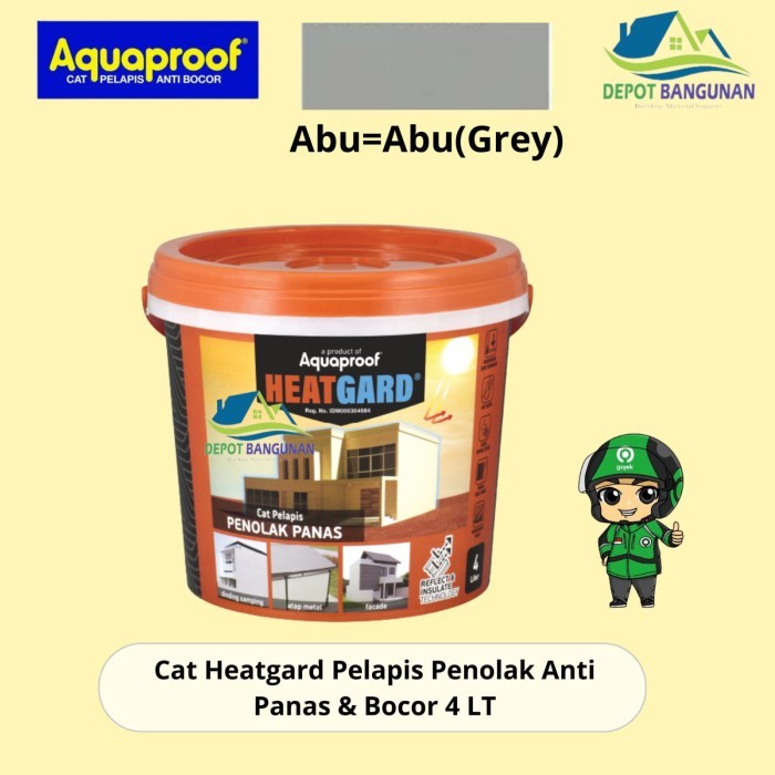 Cat Aquaproof Heatgard Penolak Panas Dan Anti Bocor 4 LT