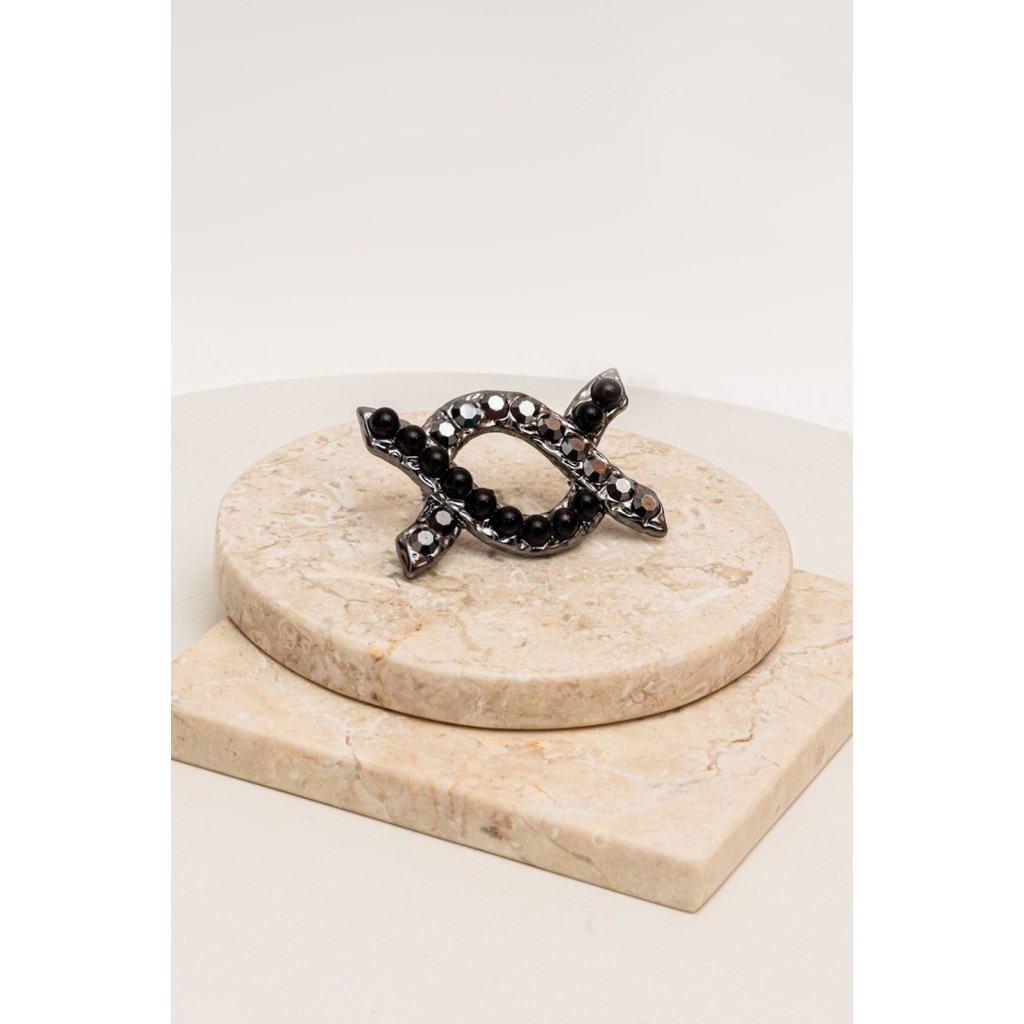 Klamby - Nayana Brooch Black