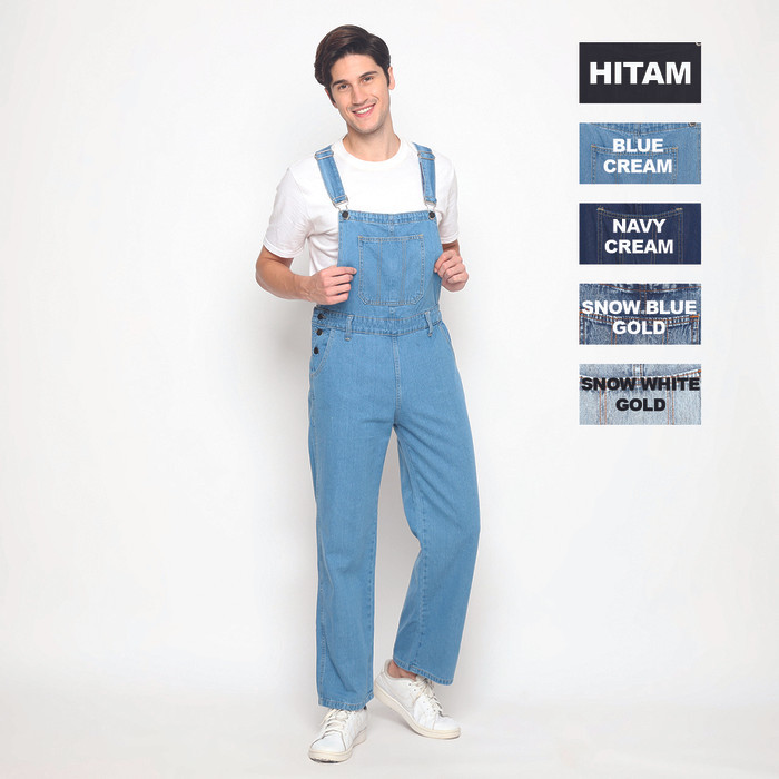 Nuber Jumpsuit Overall All Jeans B01 Pria