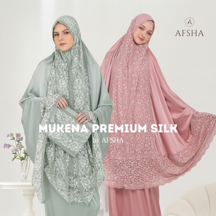 Mukena Afsha Silk Premium Afsha Hampers With Box