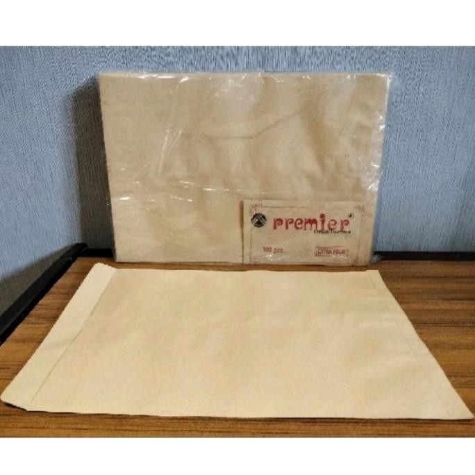 

Open DS] Amplop Coklat Uk. Extra Folio (tanpa lem) (per 1 pack)