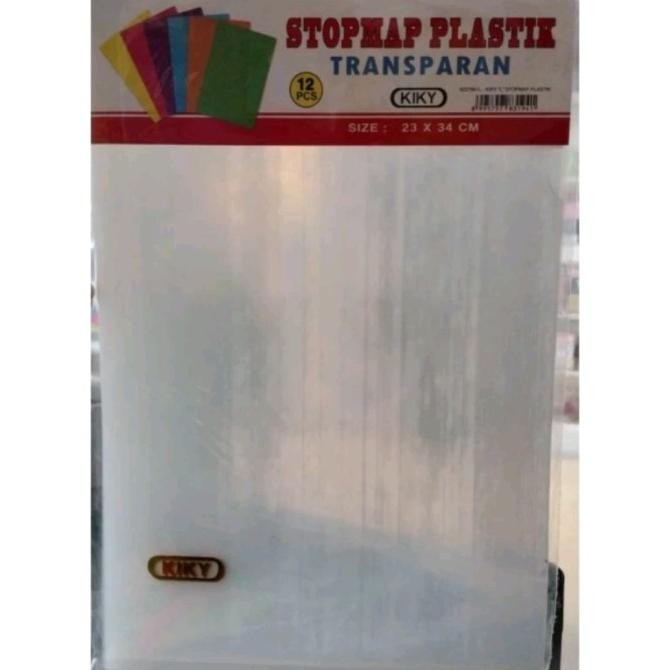 

cusss order] Stopmap Plastik / Map L Kiky F4 Transparan