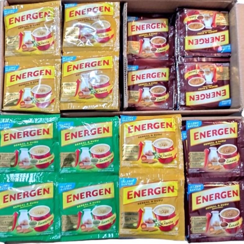 

ENERGEN COKLAT / ENERGEN VANILA / ENERGEN KACANG HIJAU SACHET