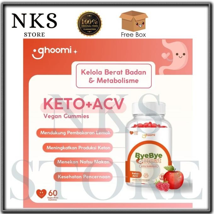 

HRG DISKON GHOOMI KETO ACV APPLE CIDER VINEGAR GUMMY / SUPLEMEN DIET DETOX KETO ALAMI / CUKA APEL TANPA GULA
