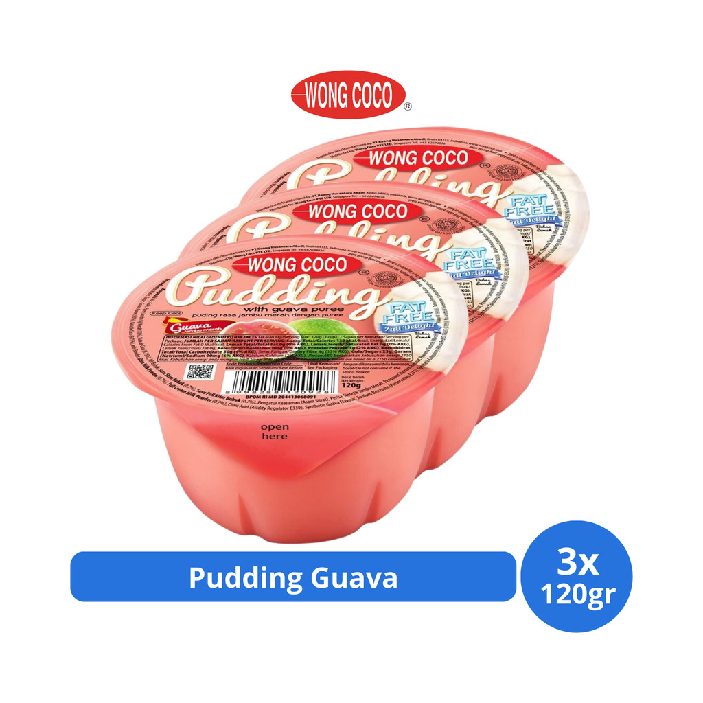 

Wong Coco Pudding Guava 120gr x 3 pcs