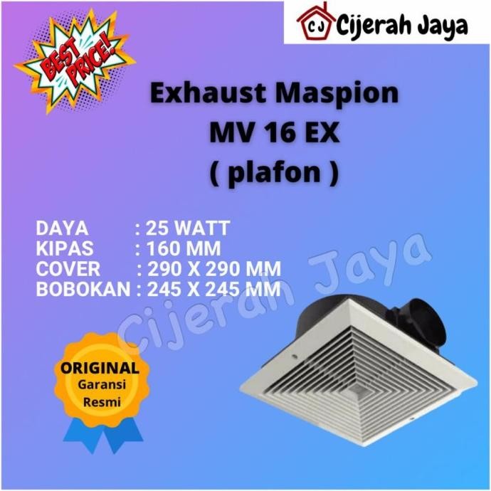 Exhaust Fan Maspion MV 16 EX ( 6 inch )