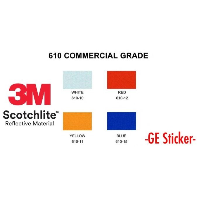 

Sticker Scotchlite 3M 610 ROLL stiker skotlet rambu reflektif c