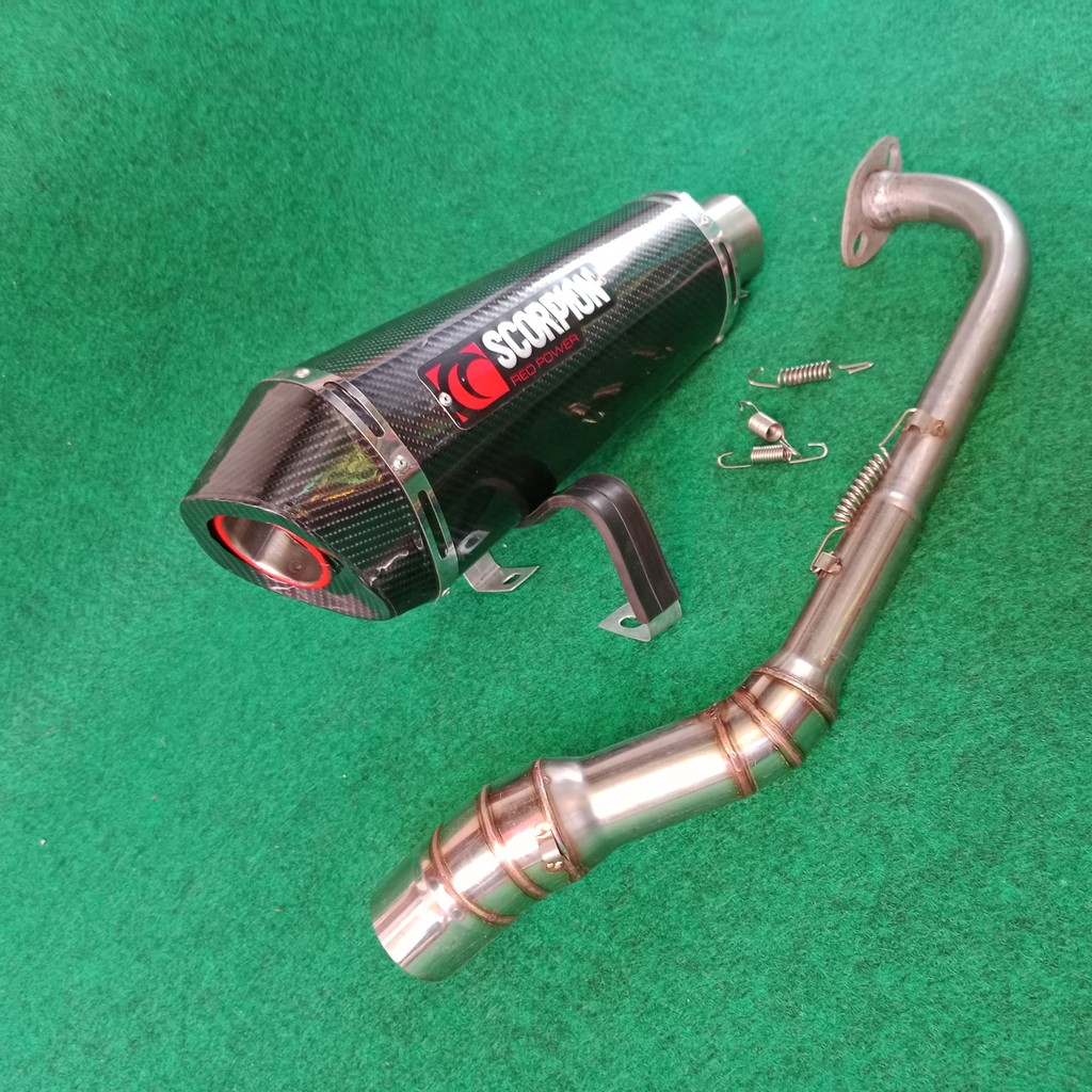 KNALPOT SCORPION RED POWER